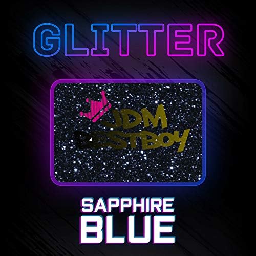 20x480 (1. 66FTx40FT) Safir Mavi Glitter ısı transferi Vinil Silhouettee Cameo ve Cricut Levha için en ıyi HTV DIY Demir On ısı