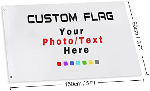 Özel Açık Bayrak 3x5 Ayak Kişiselleştirilmiş Bayraklar Afişler-Tasarım Kendi Logonuzu/Kelimelerinizi/Resminizi/Metninizi Yazdırın-Canlı