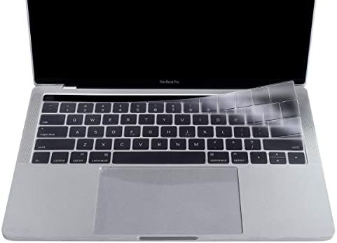 TPU Klavye Kapak için MacBook Pro 13 İnç Dokunmatik Bar ile A2159/A1706 / A1989 & 12-13.5 inç Dizüstü Evrak Çantası için MacBook