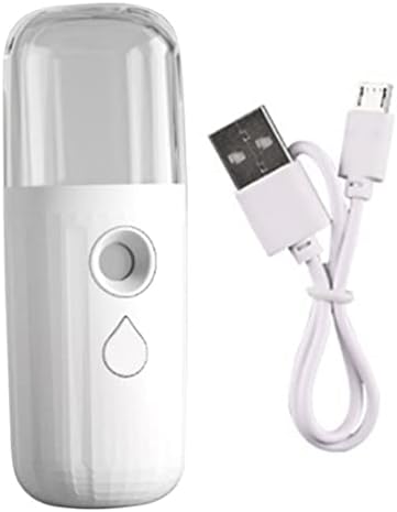 SouiWuzi Mini Yüz Mister El Yüz Sis Püskürtücü Nemlendirici Vapur USB Şarj Cilt Nemlendirici Aracı 30 ml Pembe