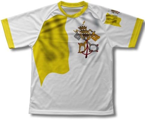 ScudoPro Vatikan Şehir Bayrağı teknik T-Shirt Erkekler ve Kadınlar için