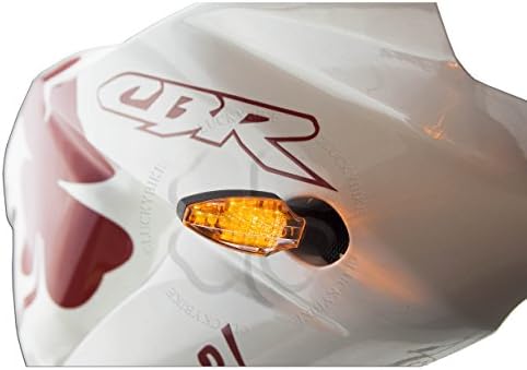 Pusula LED sapı dönüş sinyali evrensel ışık motosiklet temizle karbon flaşör