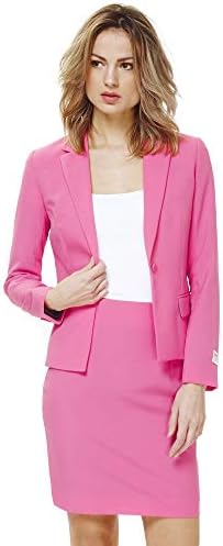 Opposuits-Bayan Pembe - Kadınlar için Komik Baskılı Çılgın Takım Elbise-Tam Set: Ceket ve Etek-ABD