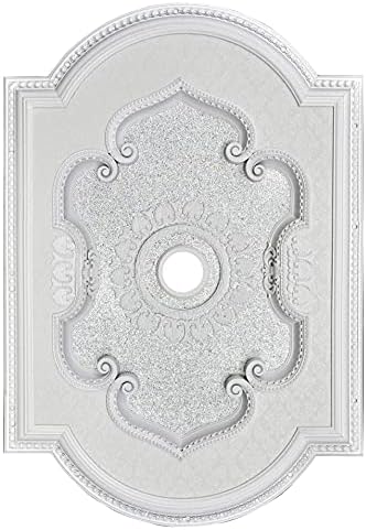 Dikdörtgen Klasik Beyaz Tavan Madalyonu (ARC0913-Q-054)