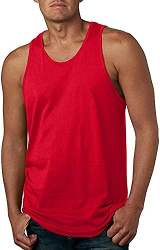 Stoota Yaz T-Shirt Erkekler için, Atletik Tank Top, Rahat Temel Düz Renk T Shirt, Slim Fit Spor Hızlı Kuru Gömlek
