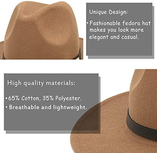 Erkekler için Dedikodu Fötr Şapkalar Klasik Kemerli Geniş Kenarlı Panama Şapkası