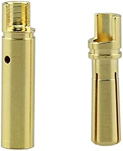 Biriktirmek 4.0 mm Kalın Altın Bullet Bağlayıcı Banana Plug Altın Kaplama ESC Pil için (20 Pairs)