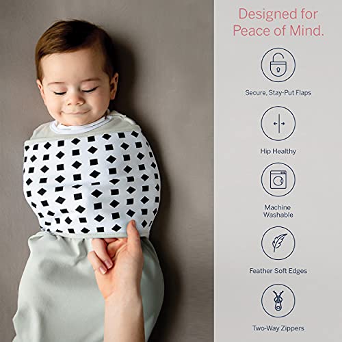 Nanit Breathing Wear Swaddle 3 – Pack-Works Pro Bebek Monitörü, Her Yerden Kalbinizdeki Eliniz Gibi Nefes Hareketini İzlemek
