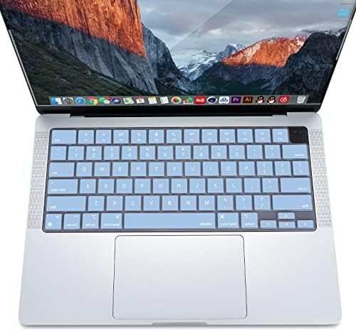 MOSISO Klavye Kapağı MacBook Pro 14 inç 2022 2021 M1 Pro/M1 Max A2442 ile uyumlu ve MacBook Pro 16 inç 2021 M1 Pro/M1 Max A2485