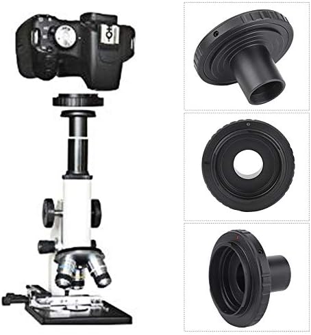 Oumıj1 Mikroskop Lens adaptör halkası 23.2 mm T Dağı Mikroskop Mercek Nikon AI Bağlar SLR Kamera için