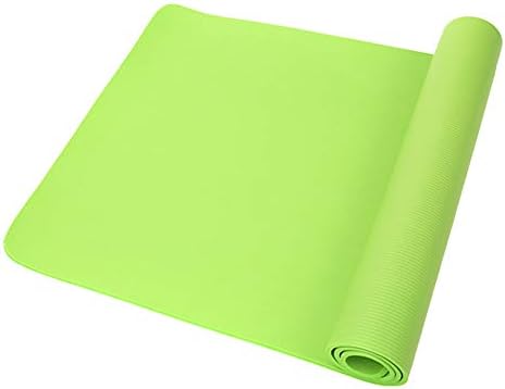 MAYouth Kaymaz Pilates Yoga Mat 10mm Kalınlaşmak Spor Dizlik için Fitness egzersiz matı Pad ile Kemer Kayışı Yoga Mat Depolama