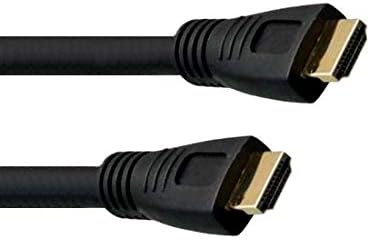 Kentek 35 Feet FT Plenum Anma CMP Yüksek Hızlı HDMI Kablosu Ethernet Erkek-Erkek M / M 24 AWG Altın Kaplama Konnektör Kablosu