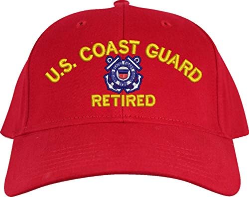 ABD Sahil Güvenlik Emekli İşlemeli Şapka