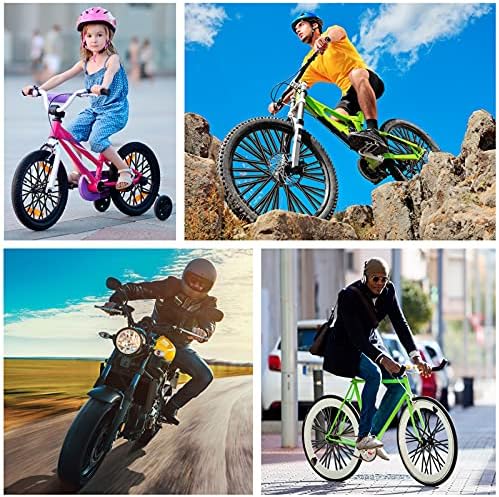 144 Adet Motosiklet Konuştu Skins Bisiklet Konuştu Kapakları Bisiklet Konuştu Skins Tekerlek Wrap Dekorasyon Koruyucu Kir Bisiklet