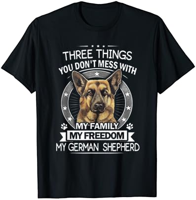 Alman Çoban Gömlek-T-Shirt ile uğraşmadığınız üç Şey