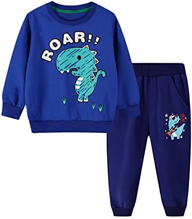HILEELANG Yürüyor Boy Sweatpants Çocuk Spor Jogger Pamuk Rahat Aktif Playwear Terlemeleri Pantolon 2-Pack