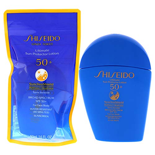 Shiseido Ultimate Güneş Suya Dayanıklı Koruyucu Losyon, Geniş Spektrumlu SPF 50 + Güneş Koruyucu, Okyanus Dostu, 50ML
