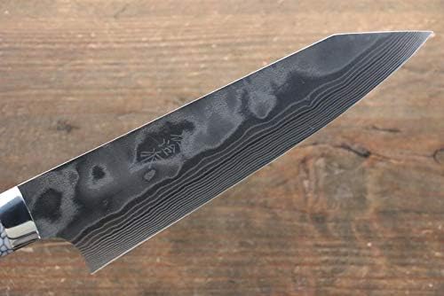 Çekirdeksiz Elmas Kaplama Şam Kiritsuke Gyuto Japon Bıçağı 180mm Bulut Turkuaz Saplı TTKıng Tarafından