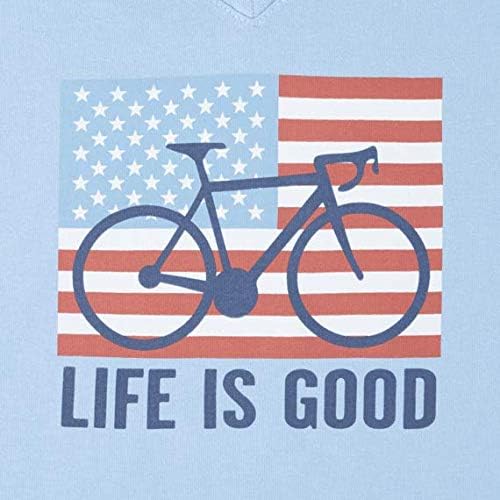 Hayat İyidir Bayan Bisiklet Grafik V Yaka T-Shirt Koleksiyonu