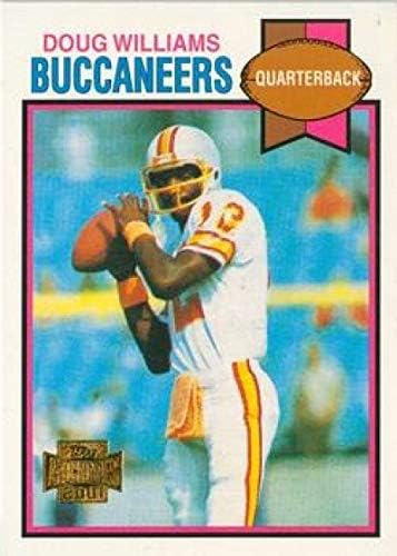 2001 Topps Arşiv Futbol 24 Doug Williams Tampa Bay Buccaneers Resmi Retro Tema NFL Futbol Ticaret Kartı Ham (NM veya Daha İyi)