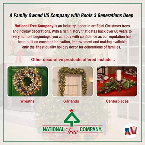 Ulusal Ağaç Şirketi Yapay Noel Ağacı, Gümüş Tinsel, Stand içerir, 6 feet