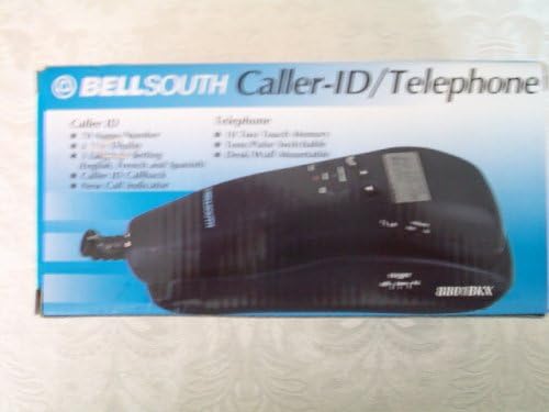 Bell South 8801BKX Arayan Kimliği Telefon, Siyah