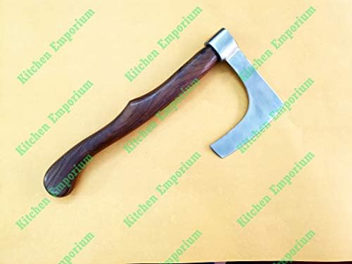 KE-014-HK 17 Balta D2 Çelik Özel Ve El Yapımı D2 Çelik Balta Büyük Bıçak Balta / En İyi Woodsman Balta El Dövme Paslanmaz Çelik