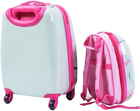Yeşil 2 Adet 12 16 çocuk Bagaj seti bavul sırt çantası okul seyahat arabası ABS