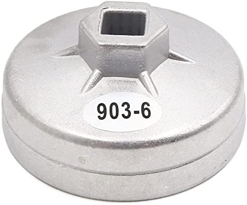 EuısdanAA 12 Flüt 76mm İç Dia Metal yağ filtresi Anahtarı Kapağı Aracı Sökücü Araba için (Removedor de herramientas de tapa de