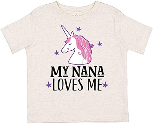 ınktastic Benim Nana Seviyor Bana Unicorn Yürümeye Başlayan T-Shirt